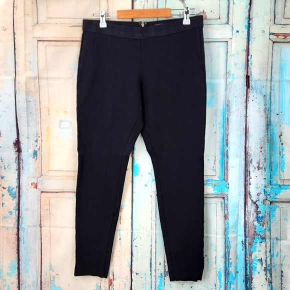J Crew Regular Pixie Pant Leggings Black 31090 Fitted Ponte Knit - Picture 2 of 7